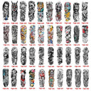 Totem Geometric Waterproof Tattoo Sleeves Vibrant Arm Stickers