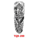 Totem Geometric Waterproof Tattoo Sleeves Vibrant Arm Stickers