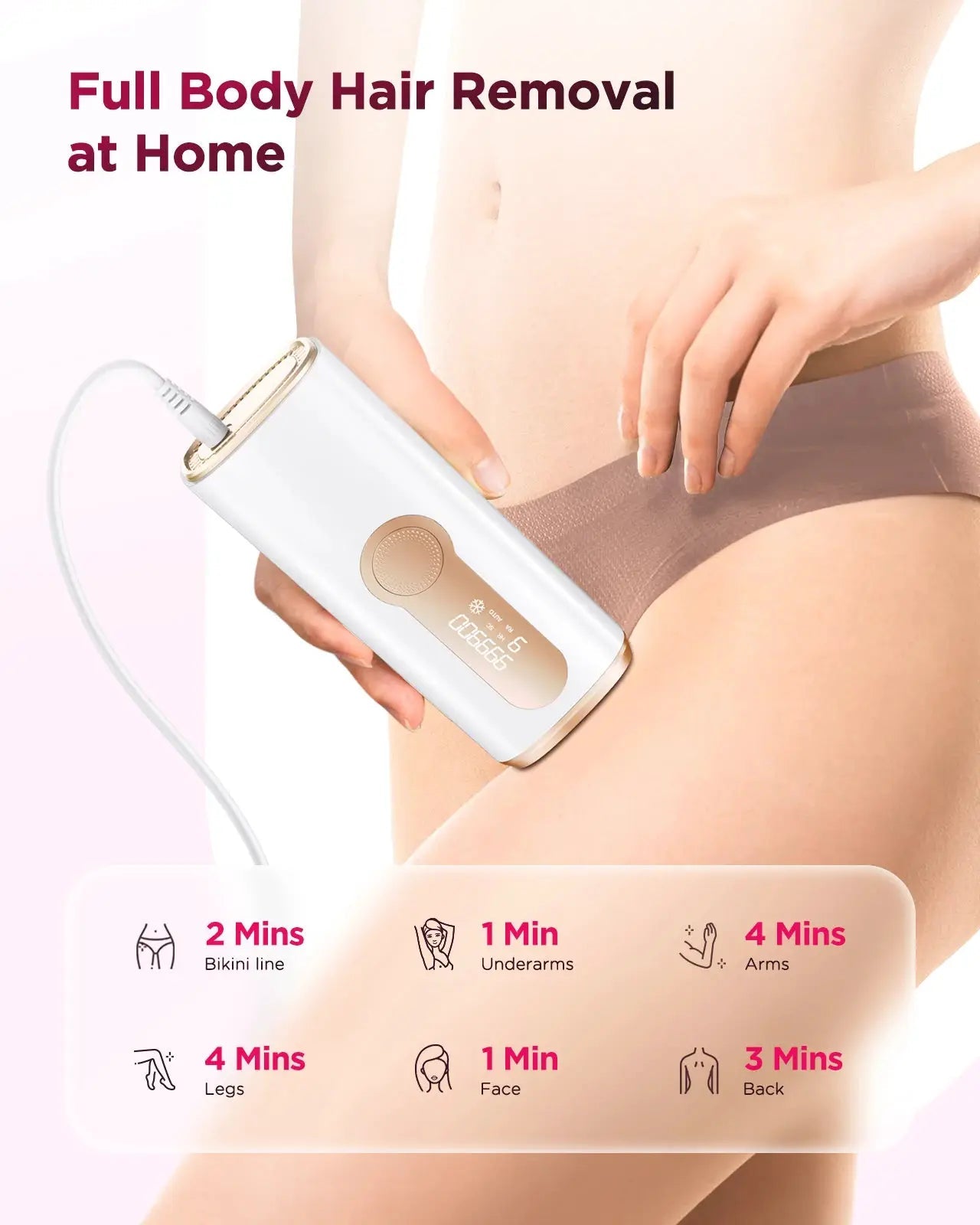 Totmizby IPL Hair Removal Device at Home