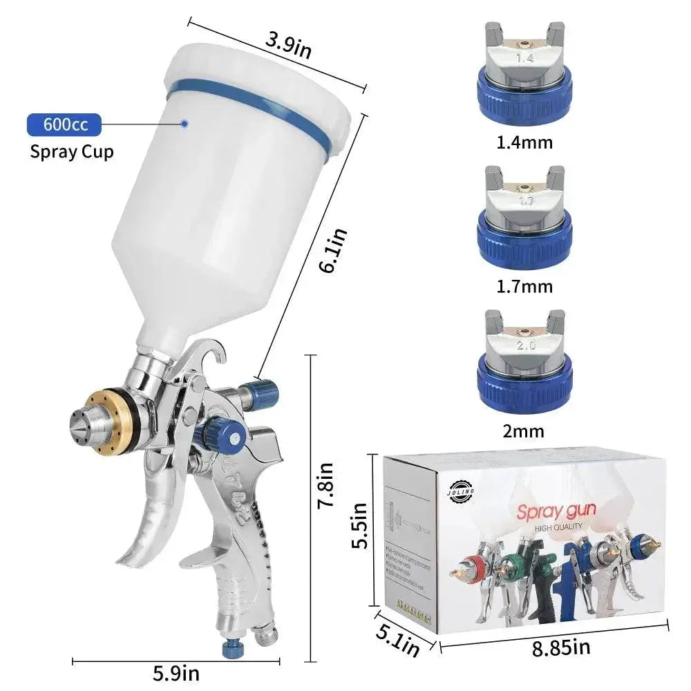 Tpaitlss Professional HVLP Spray Gun DIY Spray Kit For Cars