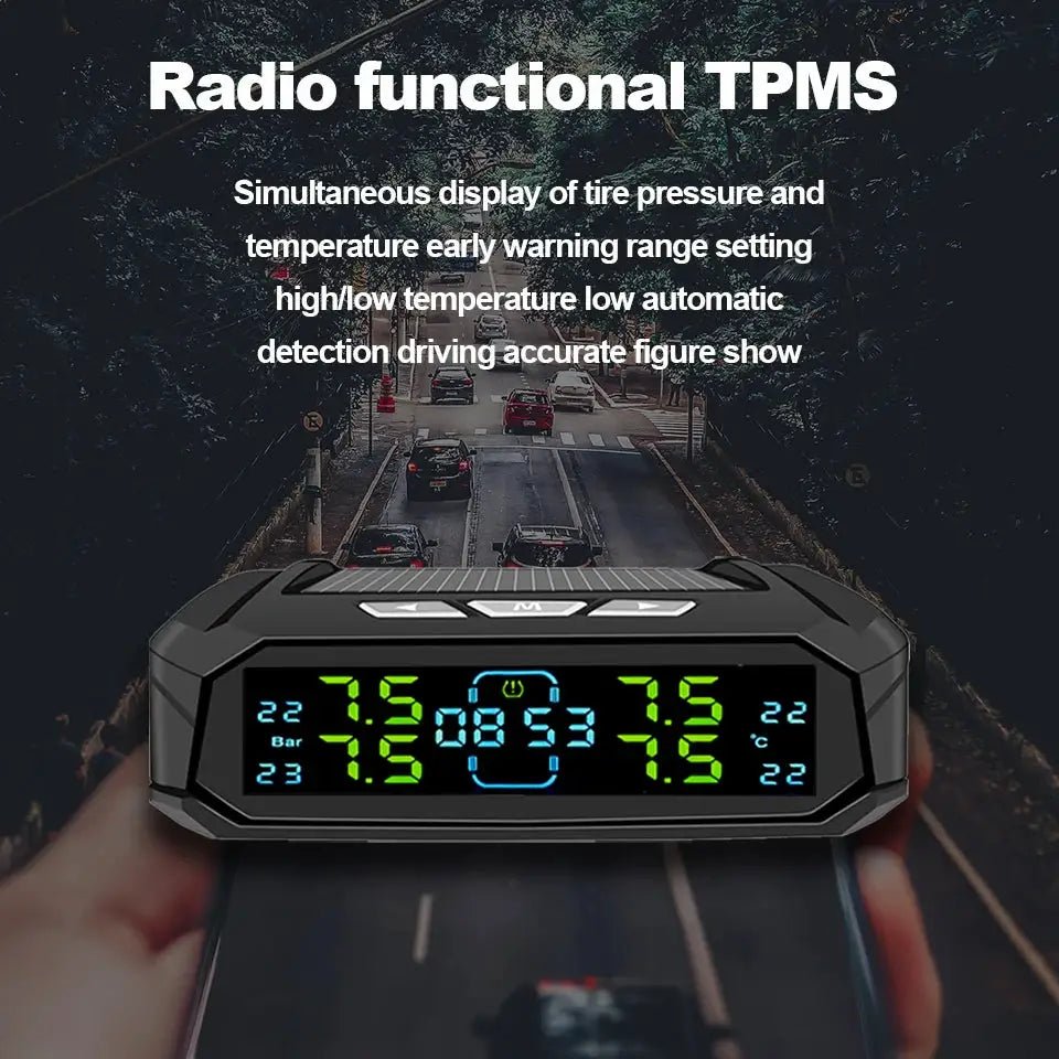 TPMS Monitor For Safer Rides And Alerts