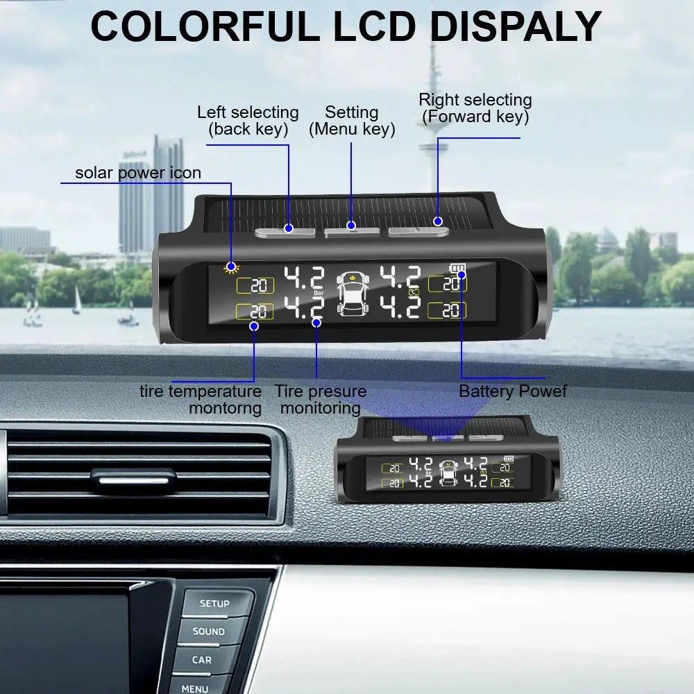 Tpms Tire Monitor for Safer Road Trips