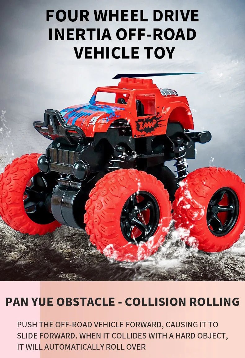 TrailBlaze Inertial Off Road Vehicle Toys - Battery Free Diecast Action For Kids