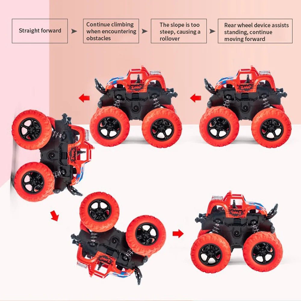TrailBlaze Inertial Off Road Vehicle Toys - Battery Free Diecast Action For Kids