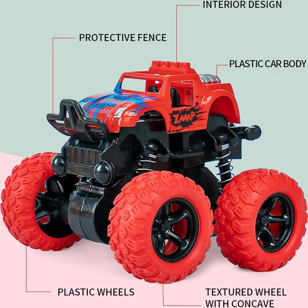 TrailBlaze Inertial Off Road Vehicle Toys - Battery Free Diecast Action For Kids