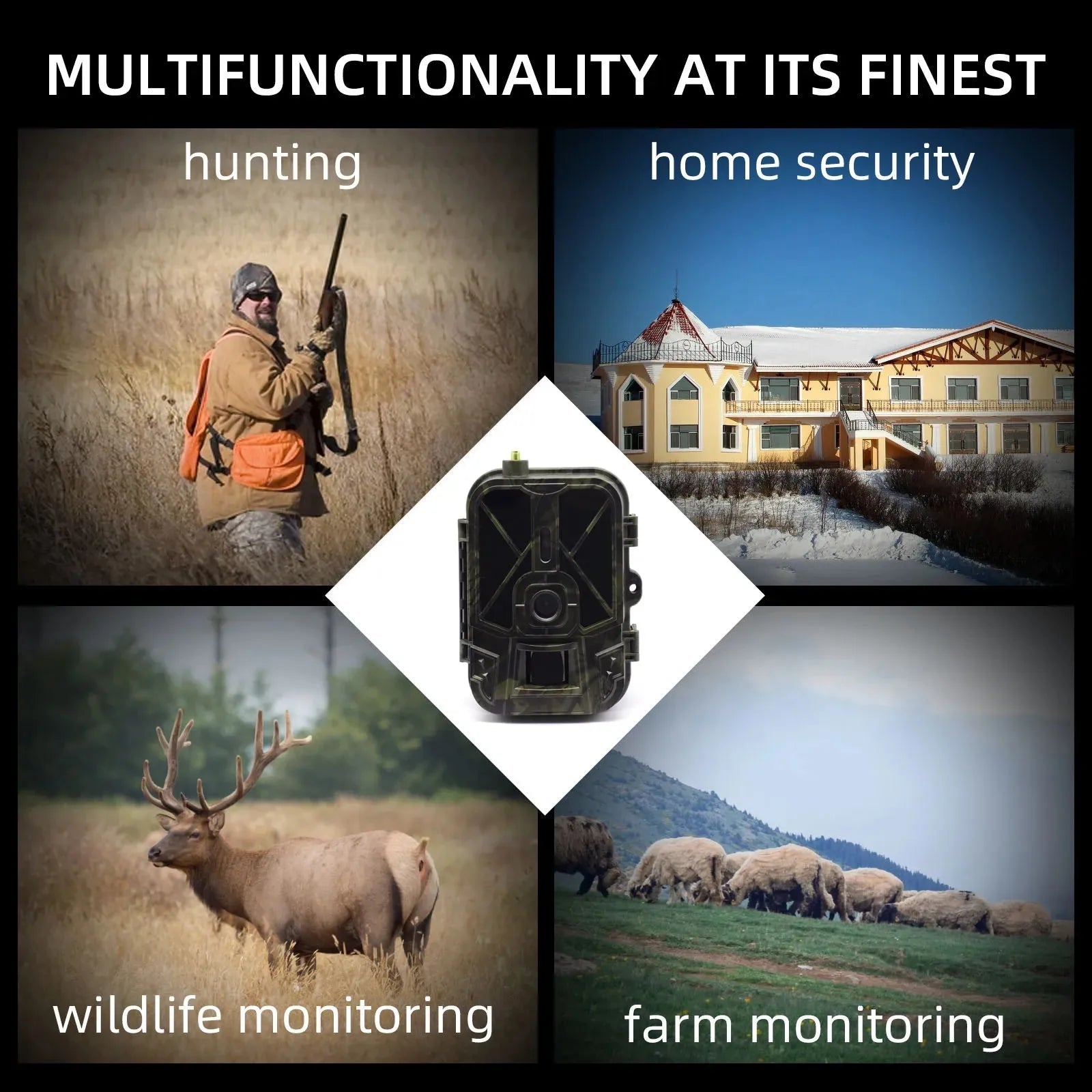 TrailGuard Vision 4G Hunting Camera With App Control 8000mAh Battery - Cloud App