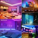 Smart RGB LED Strip Lights for Ambient Home Decor Setup