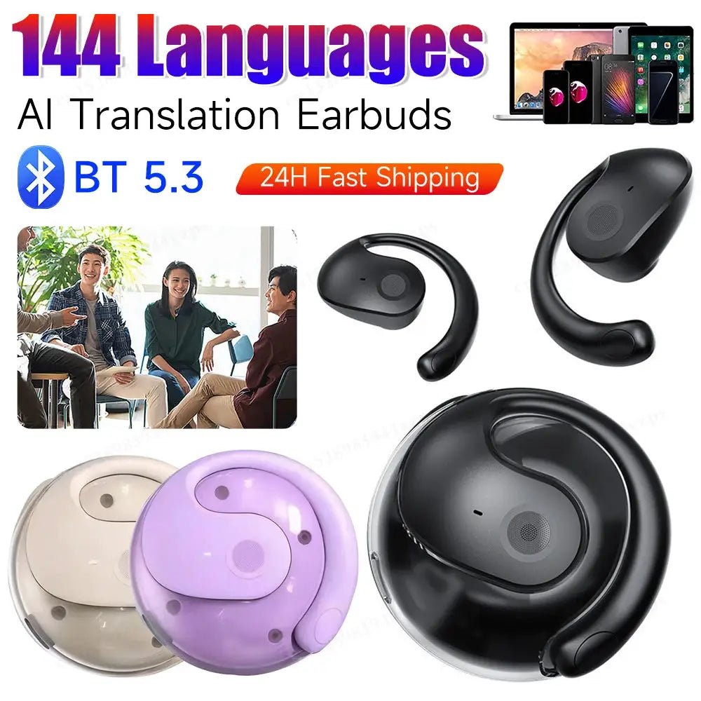 Translation Earphones Travel AI Bluetooth Translation