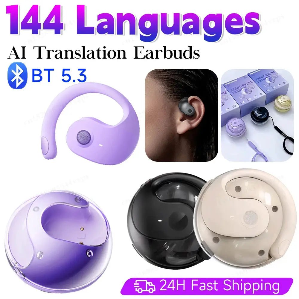 Translation Earphones Travel AI Bluetooth Translation