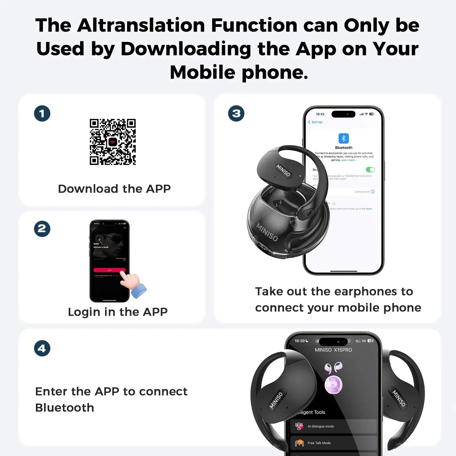 Translator Earphones for Office
