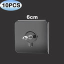 Transparent Adhesive Hooks for Organizing Kitchen & Bathroom