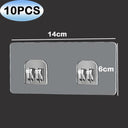 Transparent Adhesive Hooks for Organizing Kitchen & Bathroom