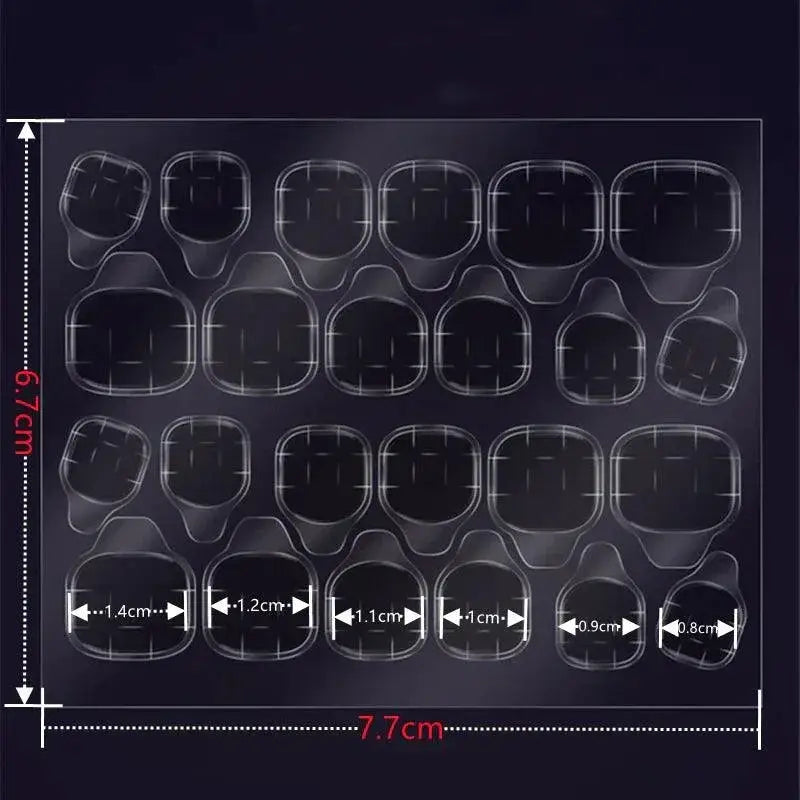 Transparent Double Sided Nail Extension Tape for Nail Art