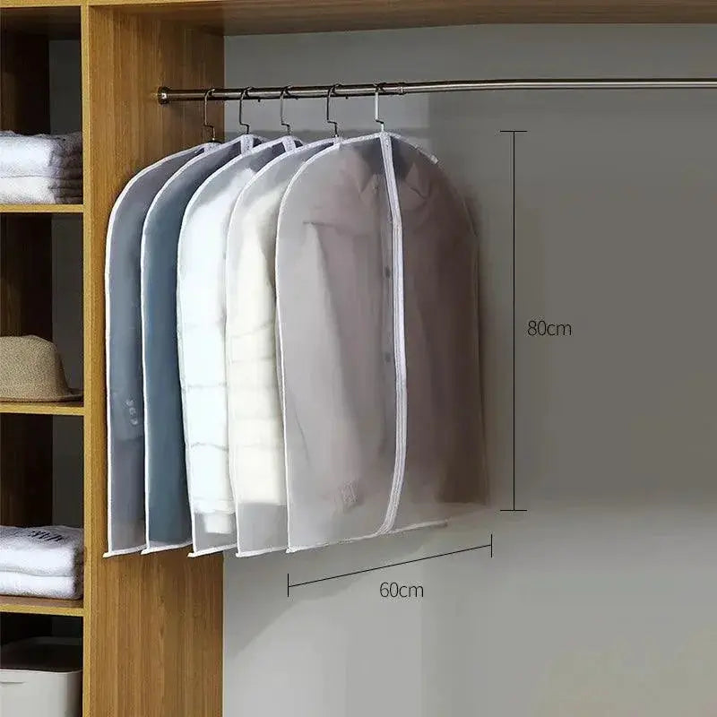 Transparent PEVA Garment Bag for Clothing Protection