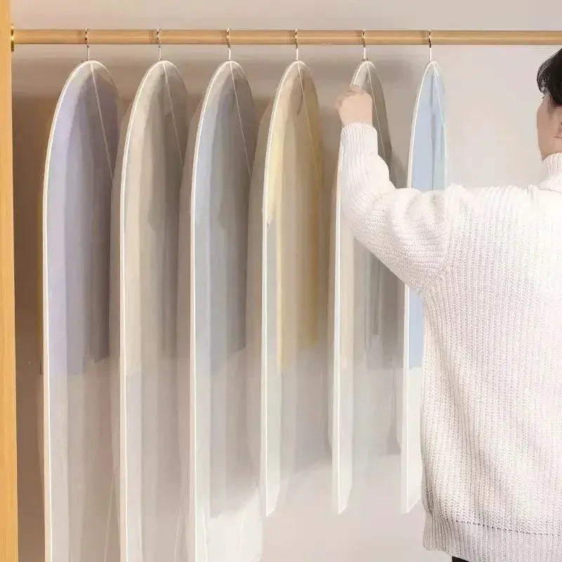 Transparent PEVA Garment Bag for Clothing Protection