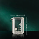 Transparent High Borosilicate Glass Measuring Cup 50ml To 1000ml Sturdy Kitchen