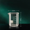 Transparent High Borosilicate Glass Measuring Cup 50ml To 1000ml Sturdy Kitchen