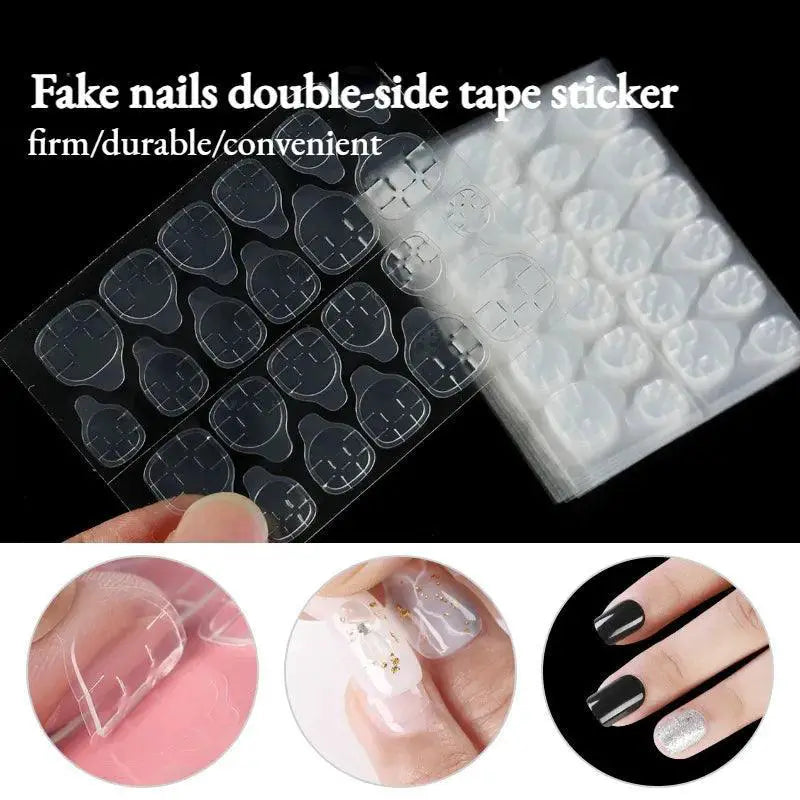Transparent Nail Extension Adhesive Tapes Seamless Bond