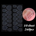 Transparent Nail Extension Adhesive Tapes Seamless Bond