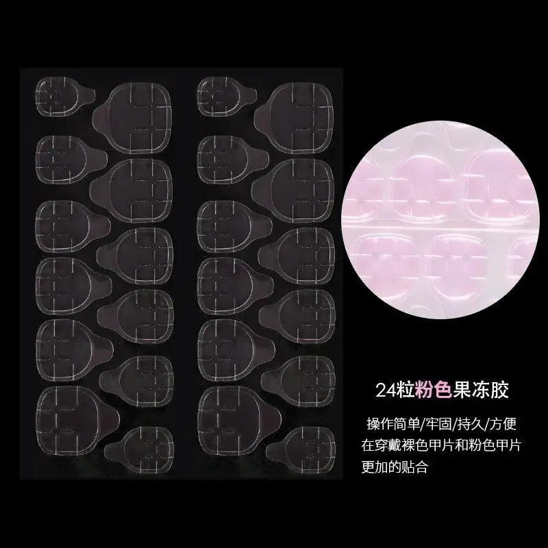 Transparent Nail Extension Adhesive Tapes Seamless Bond