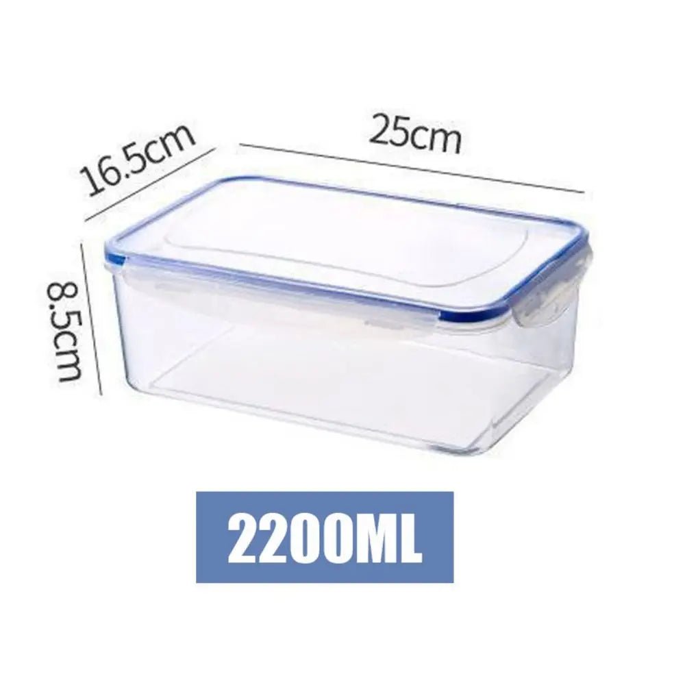 Transparent Refrigerator Storage Box Set With Lid Four Size Set For Organization