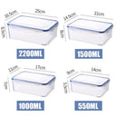Fridge Boxes for Singles Fresh Leftovers