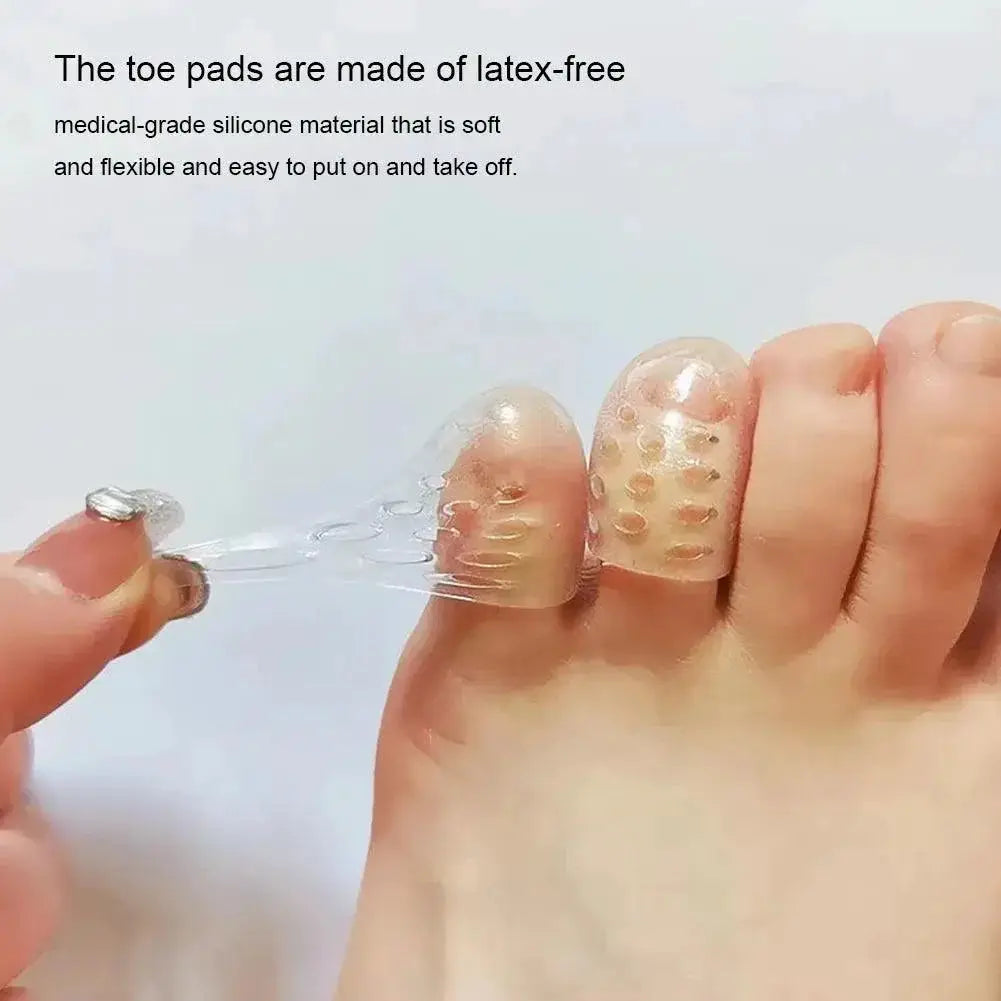 Transparent Silicone Toe Separators For Foot Pain Relief