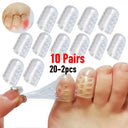 Transparent Silicone Toe Separators for Foot Pain Relief