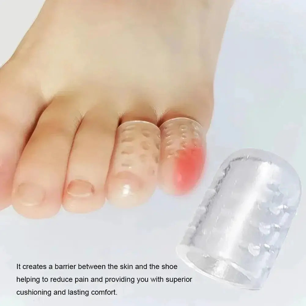 Transparent Silicone Toe Separators For Foot Pain Relief