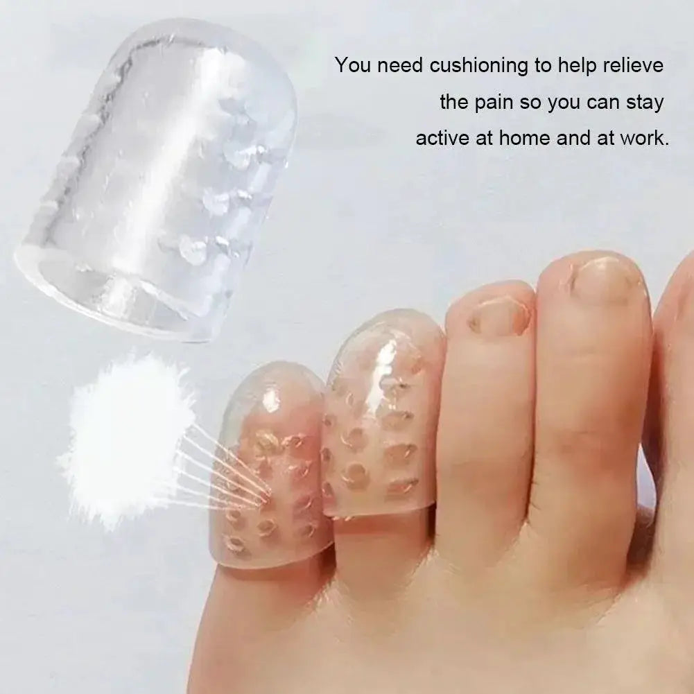 Transparent Silicone Toe Separators For Foot Pain Relief