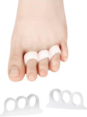Transparent Silicone Toe Separators for Foot Pain Relief