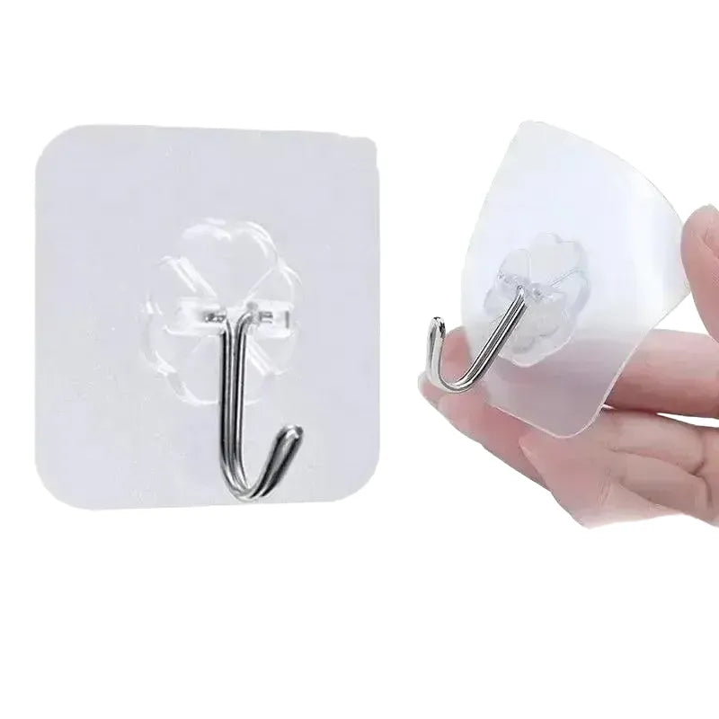 No-Drill Hooks for Bathroom Organization — product view 1