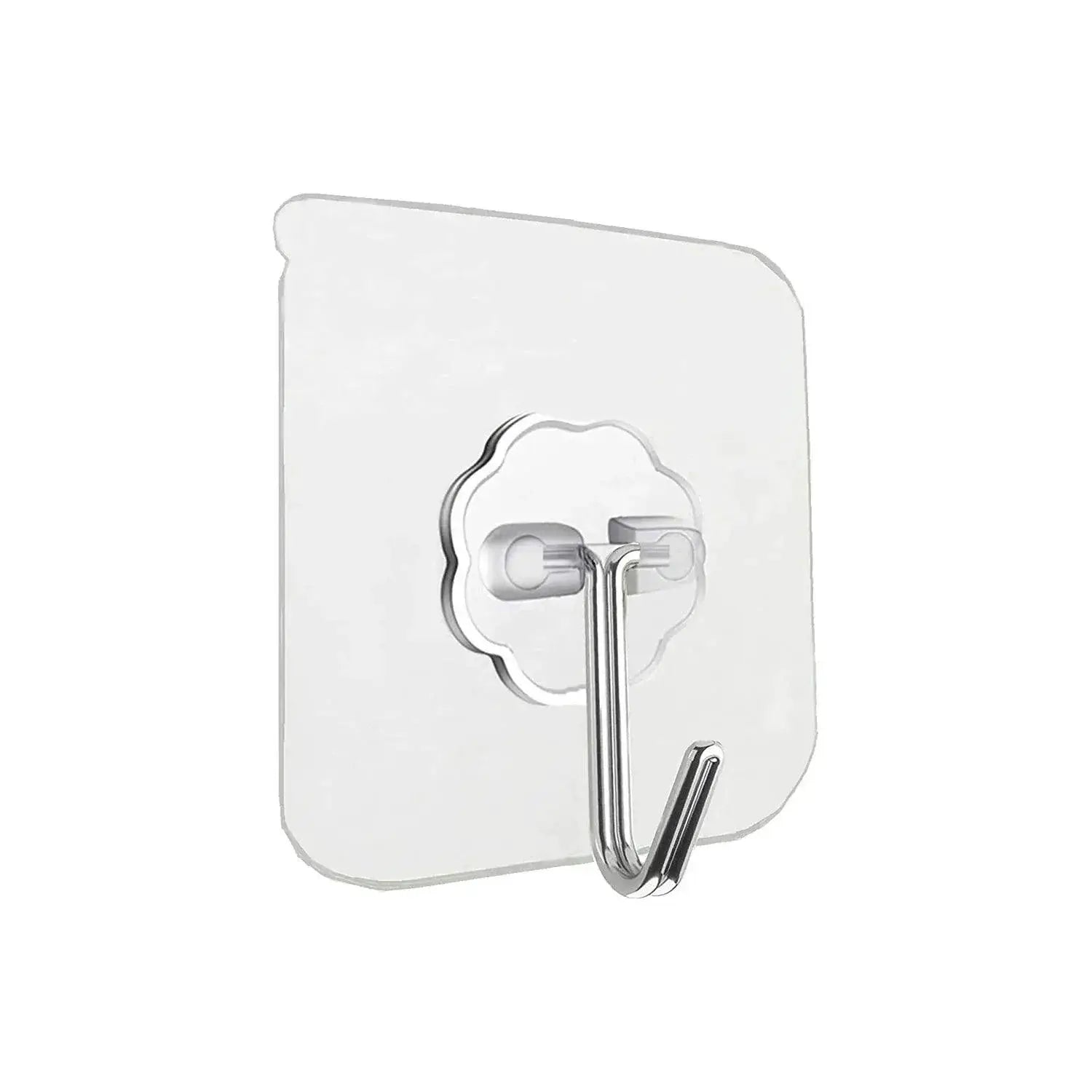 Transparent Stainless Steel Self Adhesive Hooks for Bathroom