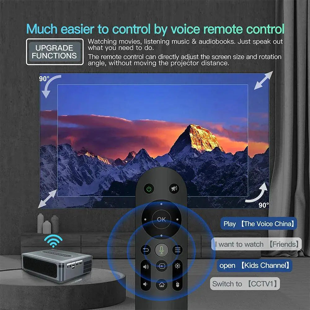 Transpeed Home Theater Projector 8K Clarity Entertainment