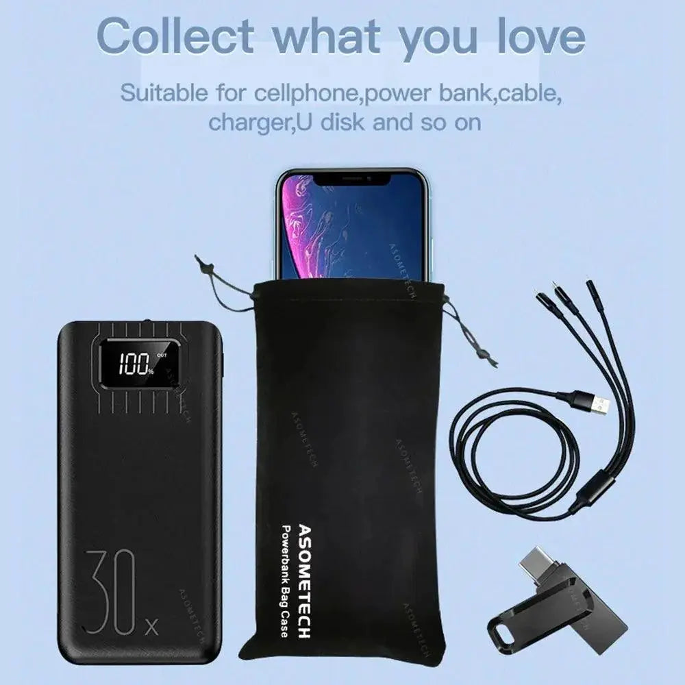 Travel Power Bank Storage Bag With Protective Case