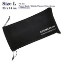 Travel-Friendly Power Bank Storage Pouch with Drawstring Closure