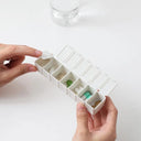 Travel Pill Organizer with Braille Convenient Compact Use
