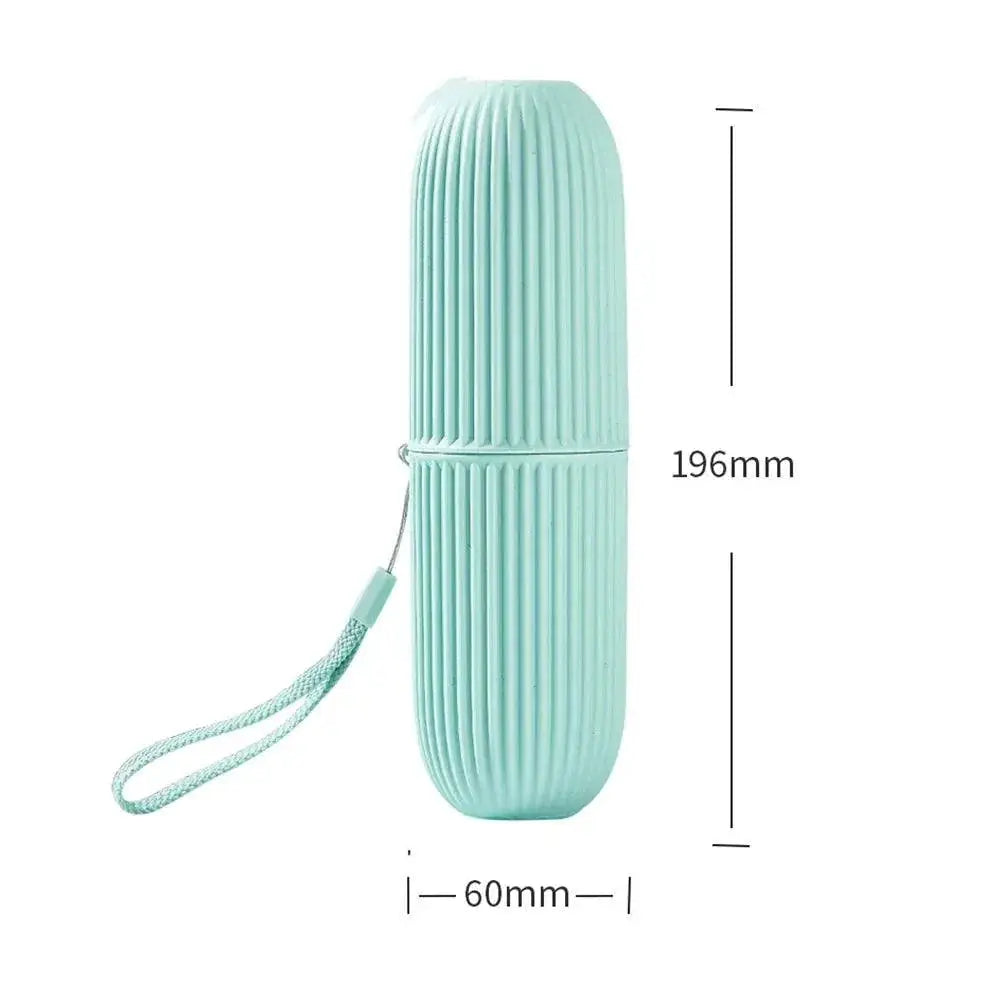 Travel Toothbrush Holder Compact Toiletry Organizer On Go