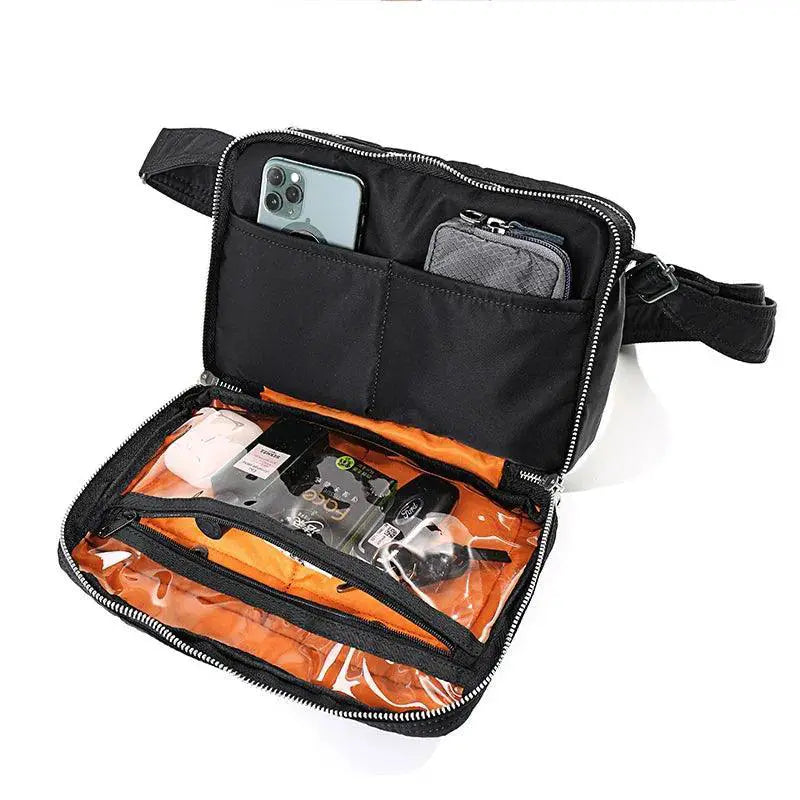 Trendy Japanese Nylon Waterproof Messenger Bag For Men