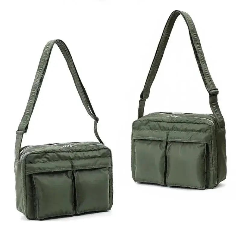 Trendy Japanese Nylon Waterproof Messenger Bag For Men