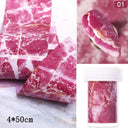 Trendy Marble Nail Foil Stickers Set for DIY Nail Art