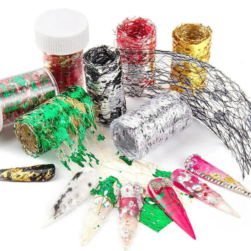 Trendy Marble Nail Foil Stickers Set for DIY Nail Art