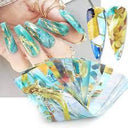 Trendy Marble Nail Foil Stickers Set for DIY Nail Art