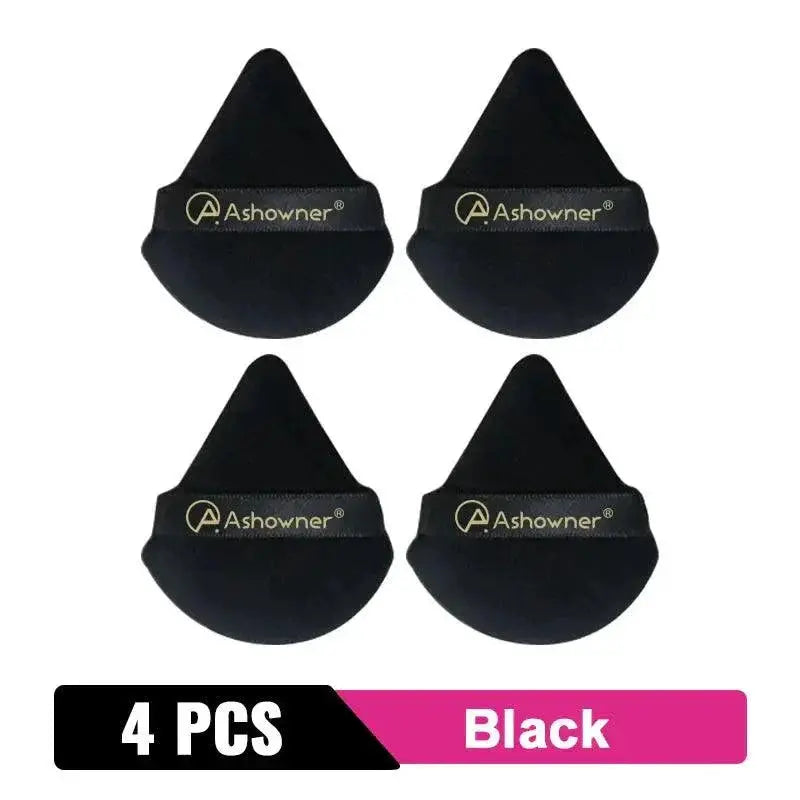 Makeup Sponge Set for Foundation Finish — 12PCS Black