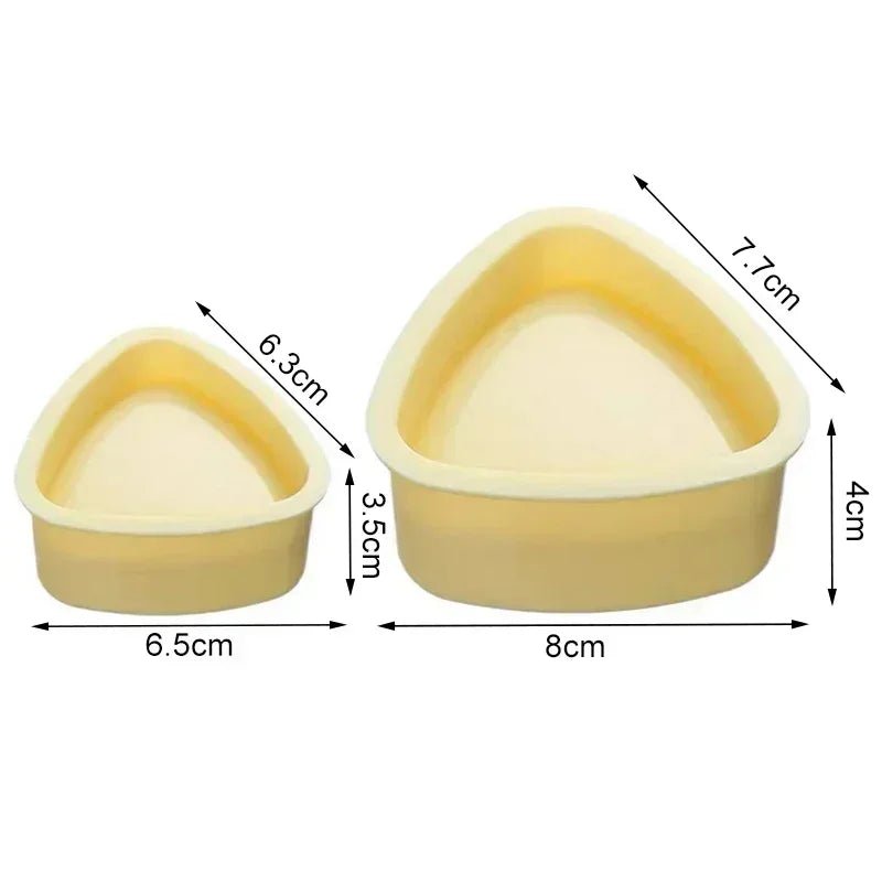 Triangles Sushi Mould Onigiri Maker Kit For Bento Two Sizes Triangles Rice Molds