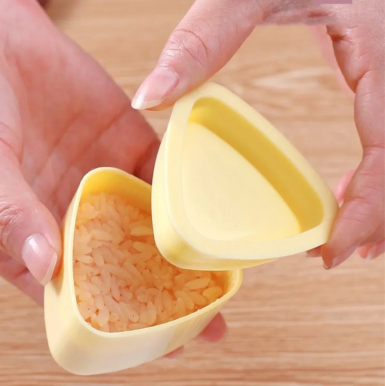 Triangles Sushi Mould Onigiri Maker Kit For Bento Two Sizes Triangles Rice Molds