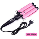 Triple Barrel S-Wave Hair Curler Professional Styling Tool