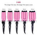 Triple Barrel S-Wave Hair Curler Professional Styling Tool