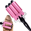 Triple Barrel S-Wave Hair Curler Professional Styling Tool