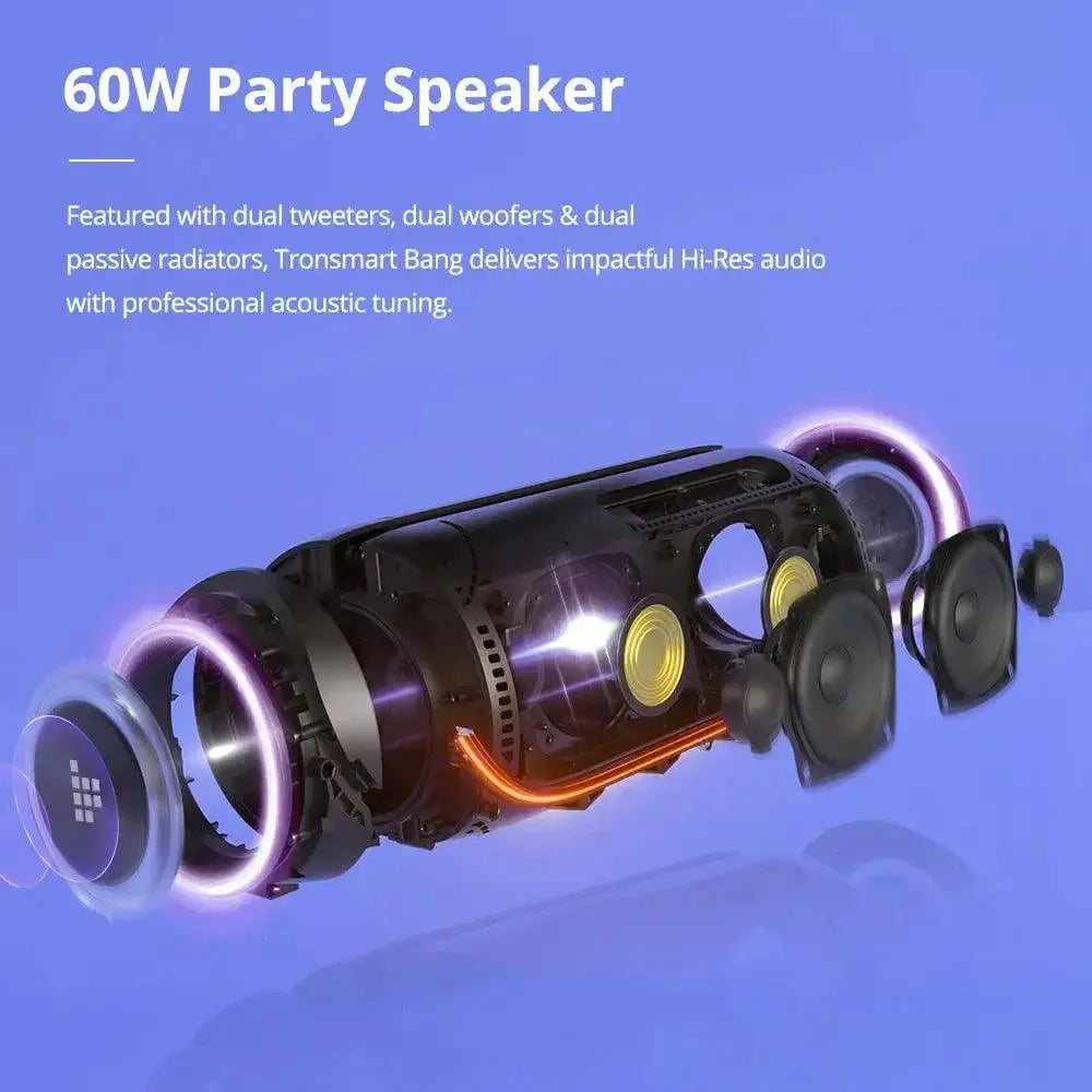Tronsmart Bang 60W Bluetooth Speaker with Power Bank IPX6